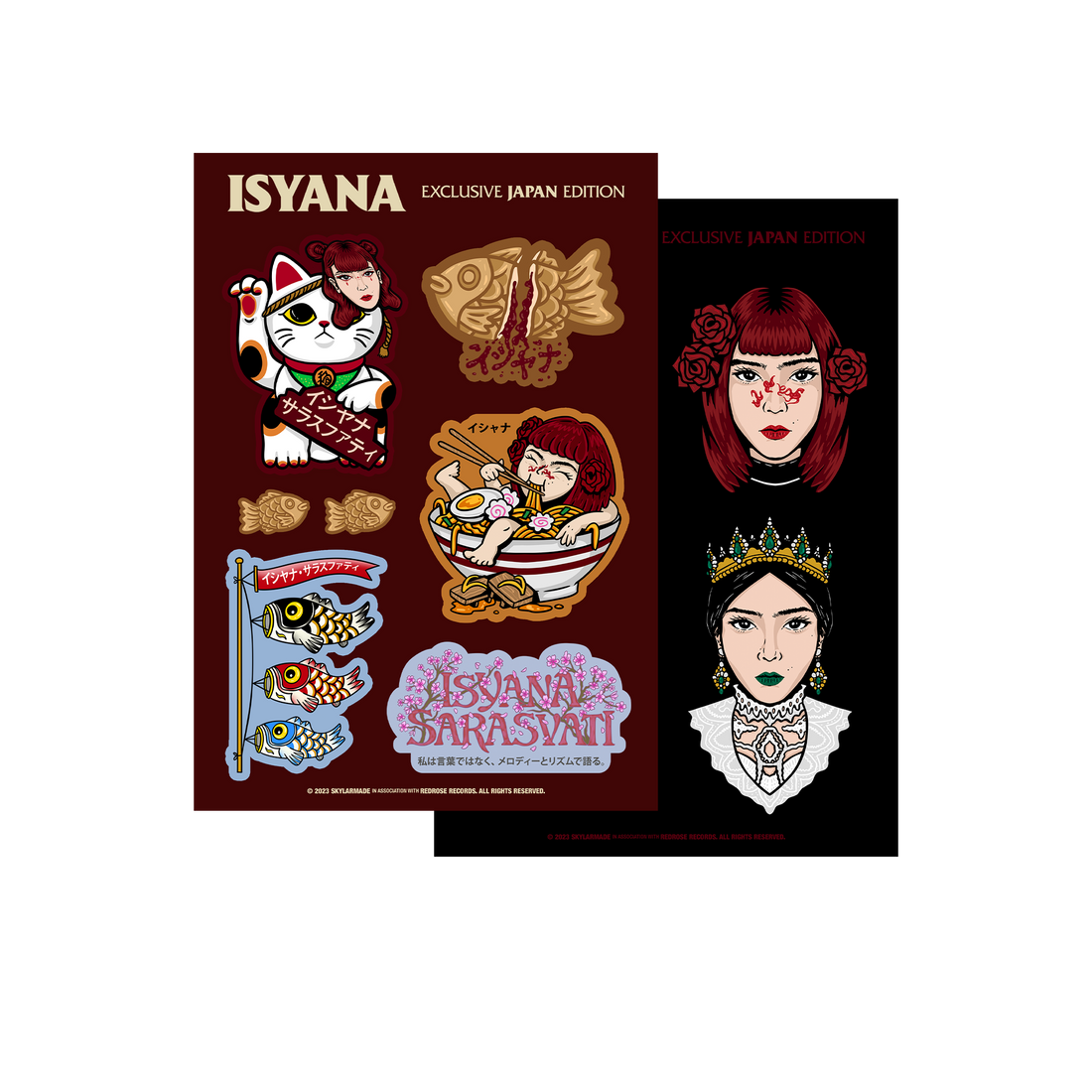 Key Chain Bundle Isyana Sarasvati - "Head with Roses"